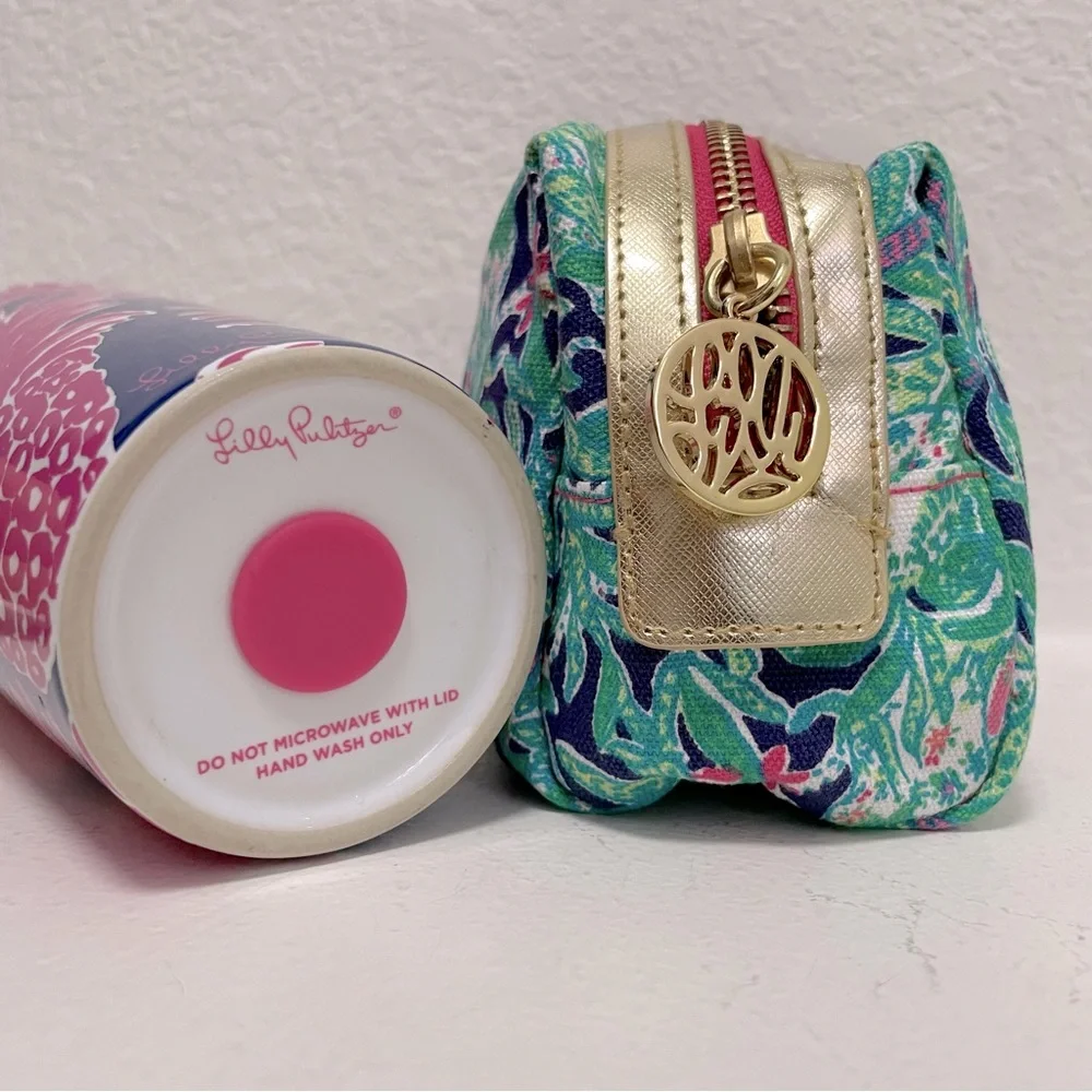 Lilly Pulitzer Lounge Towel + Mug + Pouch BUNDLE 🏝️